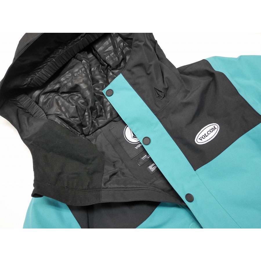 23-24 VOLCOM 子供用 ウェア STONE.91 INS JACKET - VIBRANT GREEN - 国内正規品 キッズ 小学生 ジャケット スノーボードの画像