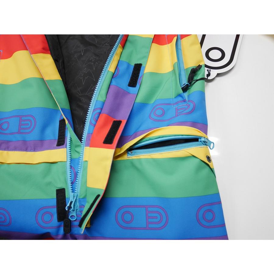 23-24 AIRBLASTER 子供用 ウェア YOUTH FREEDOM SUIT - Rainbow 国内