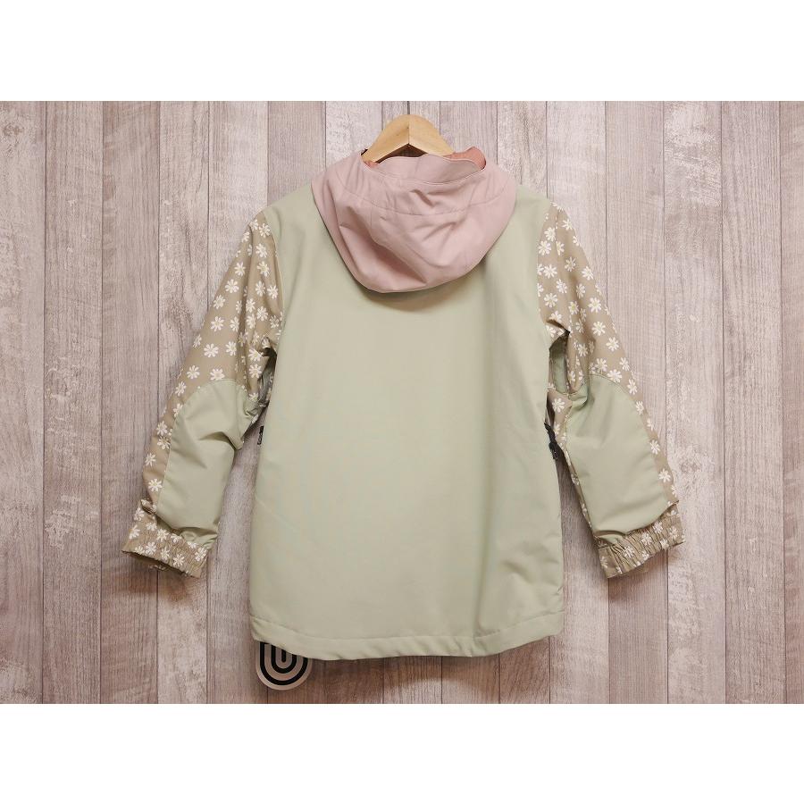 23-24 AIRBLASTER 子供用 ウェア YOUTH TRENCHER FULL ZIP - Tan Daisy - 国内正規品 小学生 キッズ スノーボードの画像