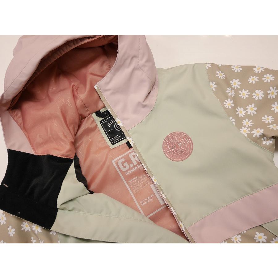 23-24 AIRBLASTER 子供用 ウェア YOUTH TRENCHER FULL ZIP - Tan Daisy - 国内正規品 小学生 キッズ スノーボードの画像