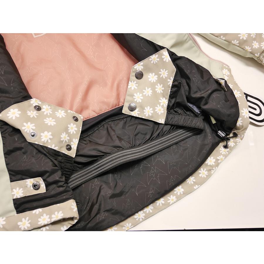23-24 AIRBLASTER 子供用 ウェア YOUTH TRENCHER FULL ZIP - Tan Daisy - 国内正規品 小学生 キッズ スノーボードの画像