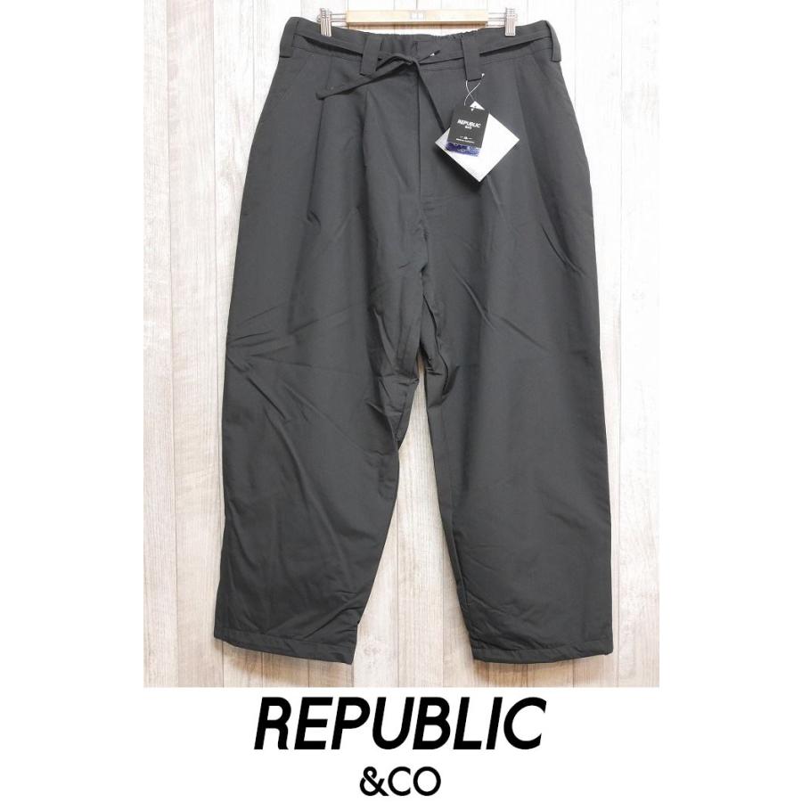24-25 REPUBLIC WIDE EAZY PANTS - Black 国内正規品 スノーボード