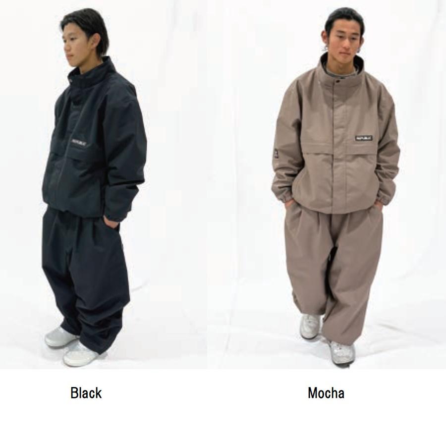 24-25 REPUBLIC WIDE EAZY PANTS - Black 国内正規品 スノーボード