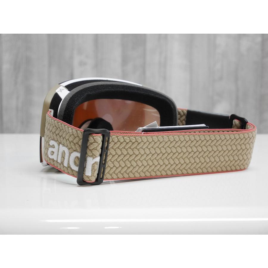 美品・絶版モデルanonの高機能ゴーグル anon 25 Anon アノン ゴーグル M5 スペアレンズ フェイスマスク付き