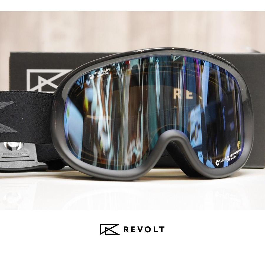 26 REVOLT 調光レンズ ゴーグル SUPER LIGHT FRAME - Black Gross