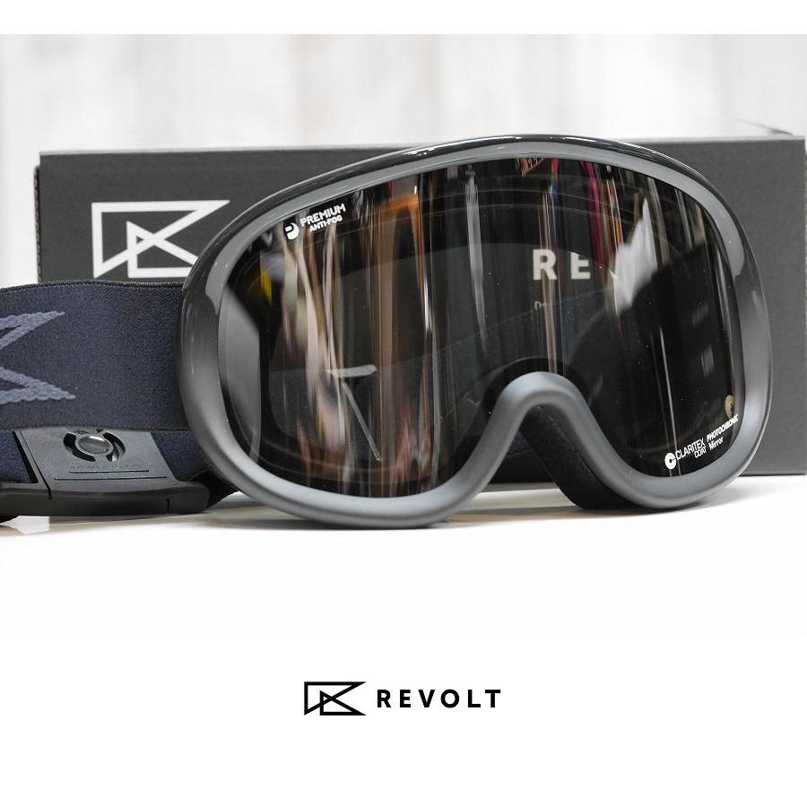 26 REVOLT 調光レンズ ゴーグル SUPER LIGHT FRAME - Black Gross