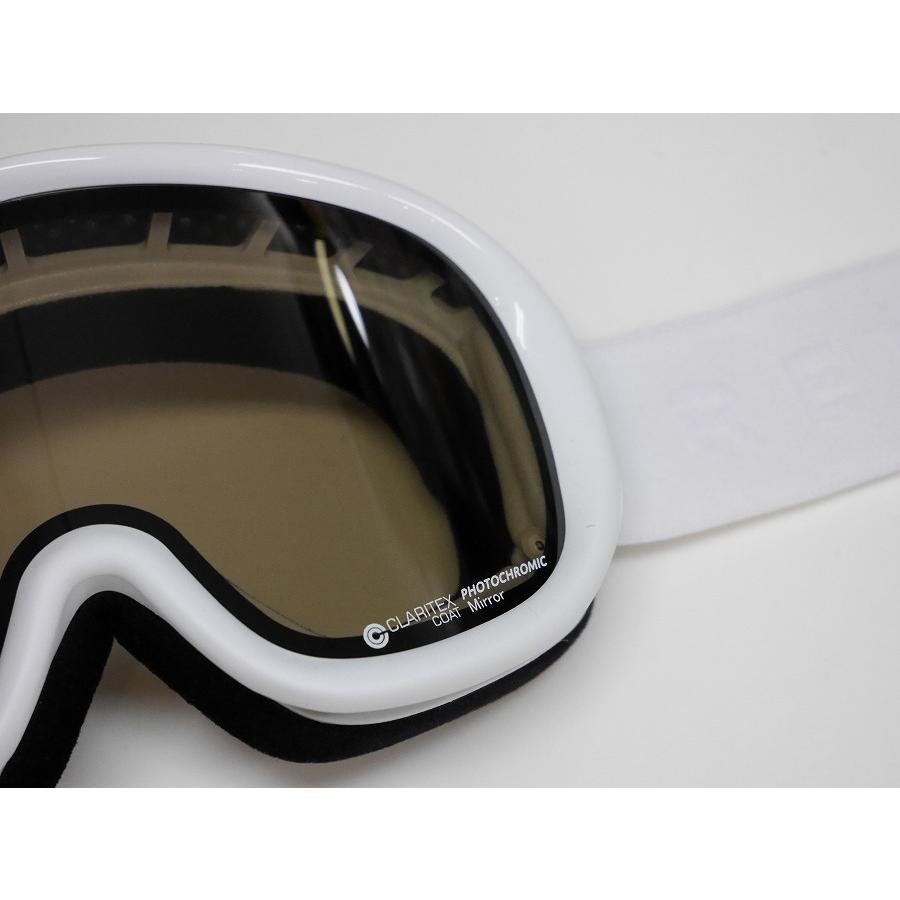 26 REVOLT 調光レンズ ゴーグル SUPER LIGHT FRAME - White Gross
