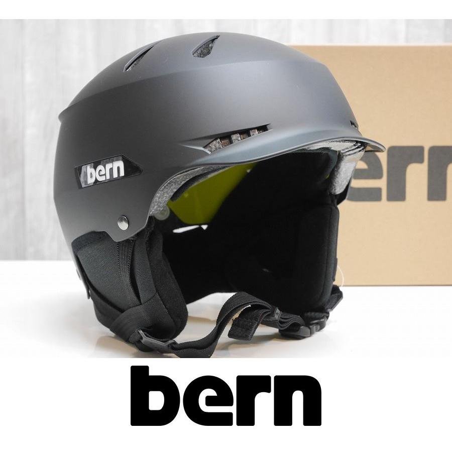 bern 26 bern ヘルメット HENDRIX MIPS Winterモデル - Matte Black
