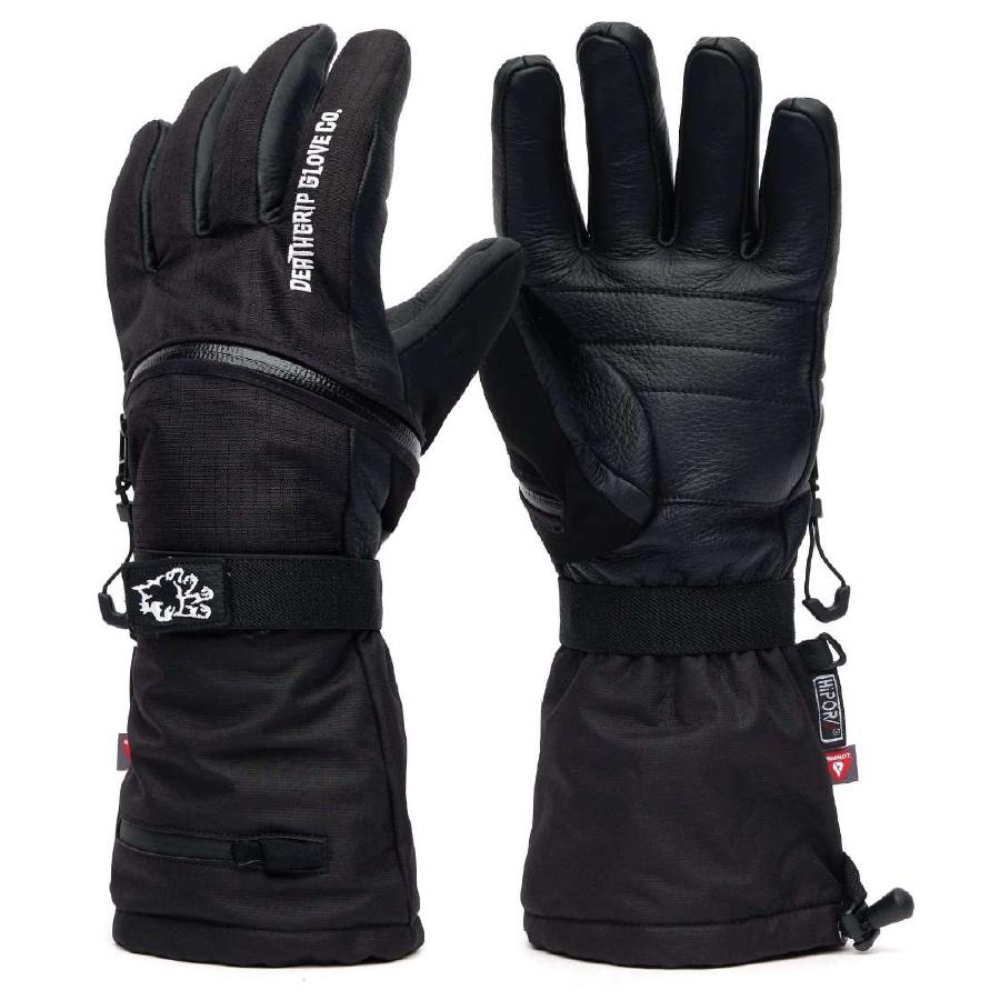 26 DEATHGRIP スノーボード グローブ WEREWOLF GLOVE LONG CUT - Black