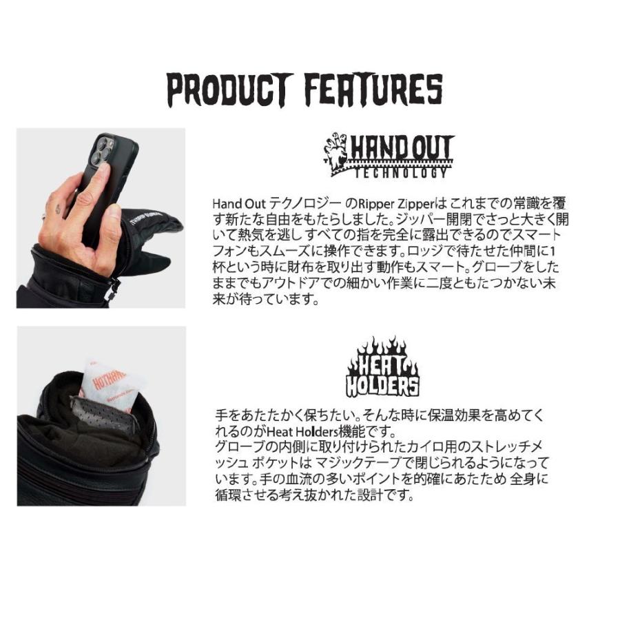 26 DEATHGRIP スノーボード グローブ BALDFACE WEREWOLF GLOVE