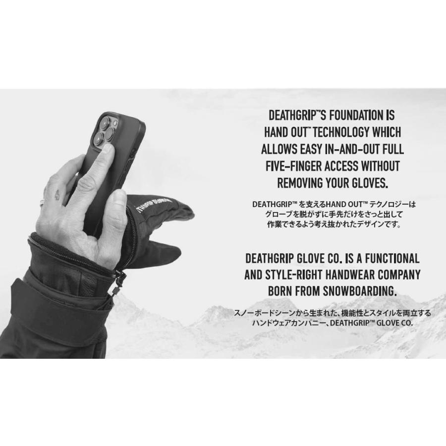 26 DEATHGRIP スノーボード グローブ ZOMBIE MITT LONG CUT - Black