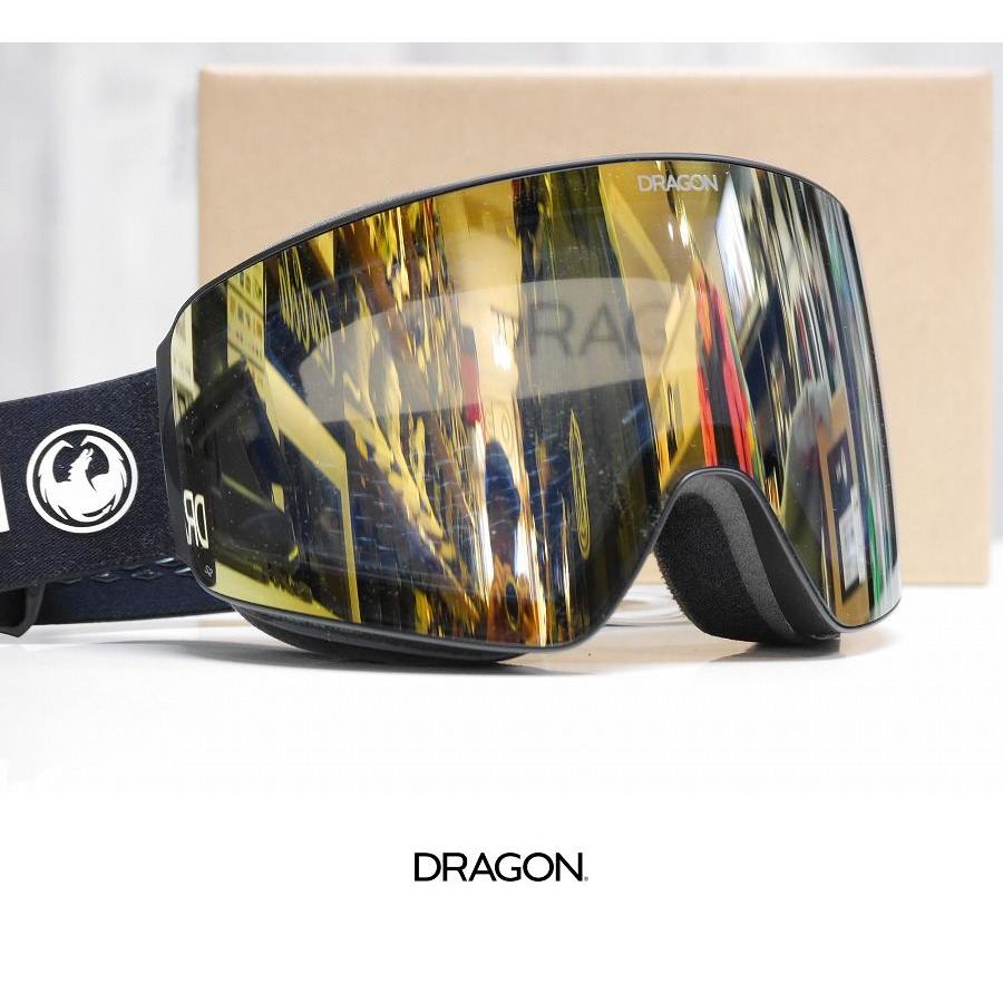 26 DRAGON PXV ドラゴン ゴーグル - PREMIUM BLACK LUMALENS J.GOLD