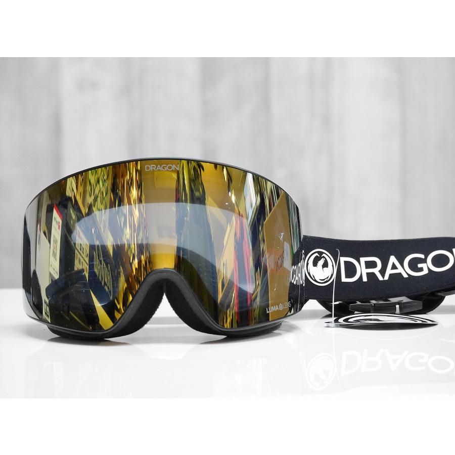 26 DRAGON PXV ドラゴン ゴーグル - PREMIUM BLACK LUMALENS J.GOLD