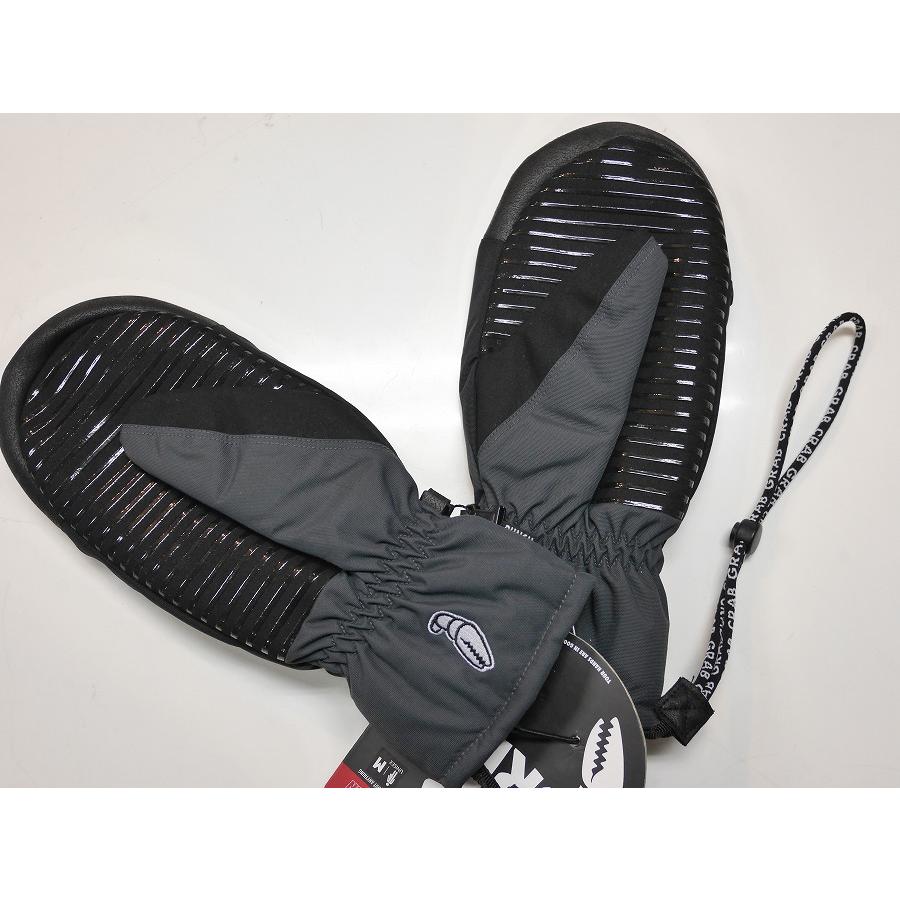 26 CRABGRAB スノーボード グローブ PUNCH MITTEN - WASHED BLACK 国内