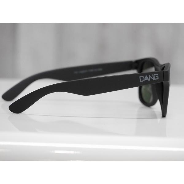DANG SHADES サングラス LOCO - Black Soft / Dark Green Gray