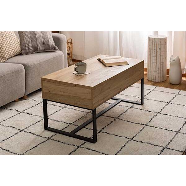 代引き不可】センターテーブル リビングテーブル 2WAY 収納 デスク