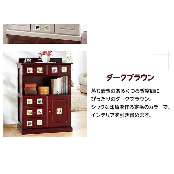 「超メルカリ市」 サイドボード/リビングボード (南欧風家具) 〔約幅90cm ライトブラウン〕 木製 〔完成品〕 【NA7027761042】(25598円)