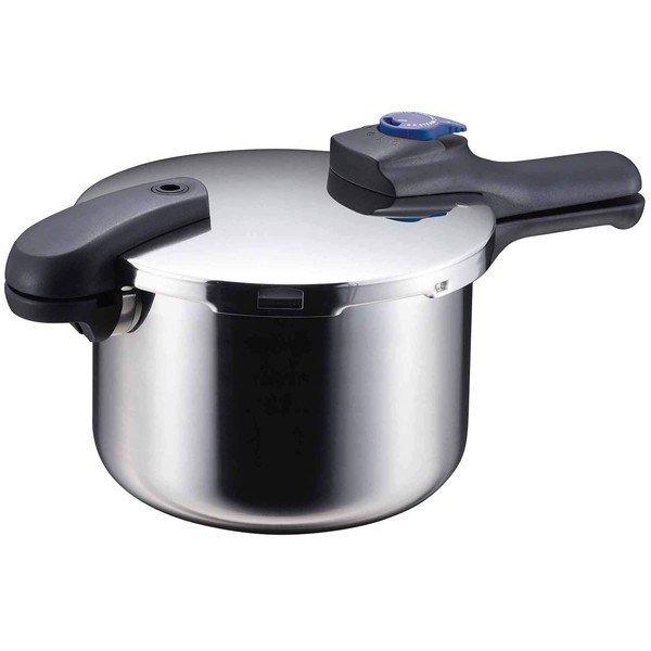 プレセール 片手 圧力鍋 調理器具 4 5l ステンレス製 オール熱源対応 低圧 高圧2段階切替式 ベストコ 軽 い キッチン 台所 直販限定 Www Superavila Com
