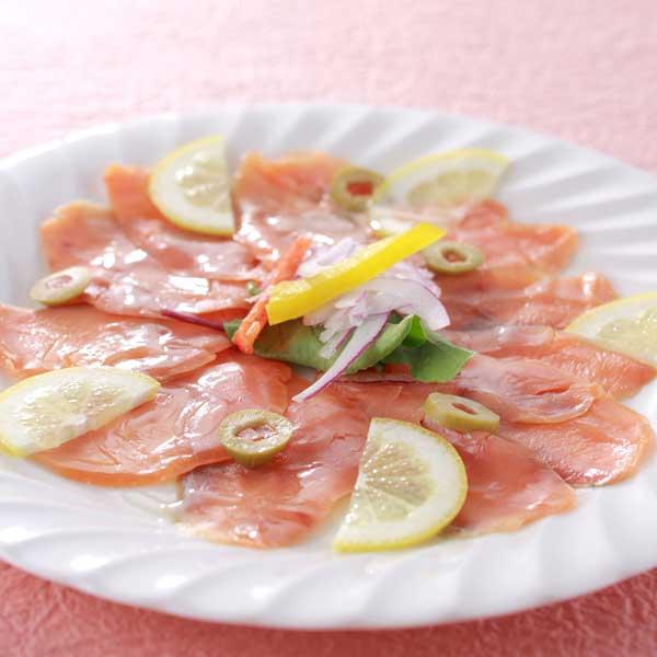 北海道産 秋鮭使用スモークサーモン B (80g×4) 紅鮭スモーク