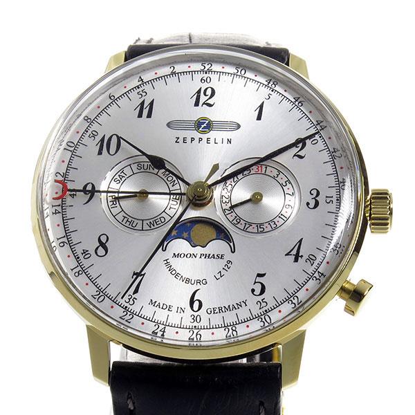 美品 ツェッペリン LZ129 ヒンデンブルグ 7038-1 メンズ 腕時計 ZEPPELIN（ツェッペリン） ヒンデンブルク クオーツ メンズ 腕時計