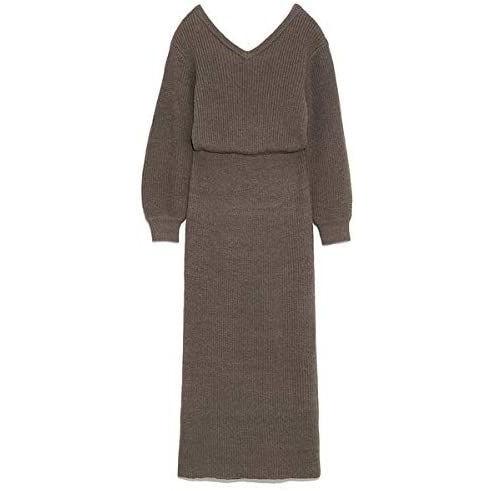 国産 リリーブラウン バックレースニットワンピース Lwno5071 レディース Brw F 新作モデル Aleefsurgical Com