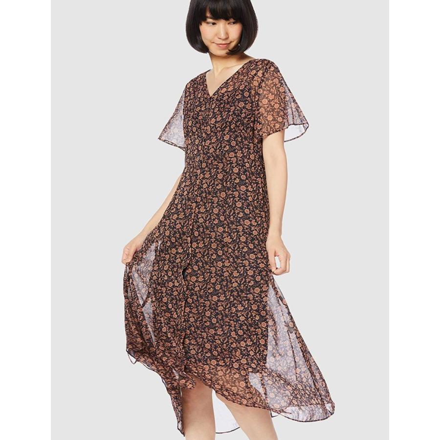 メーカー包装済 ナチュラルビューティーベーシック ワンピース フラワープリント マーメイドワンピース レディース ネイビーベース 日本 S 日本サイズ 偉大な Www Simon Page Com