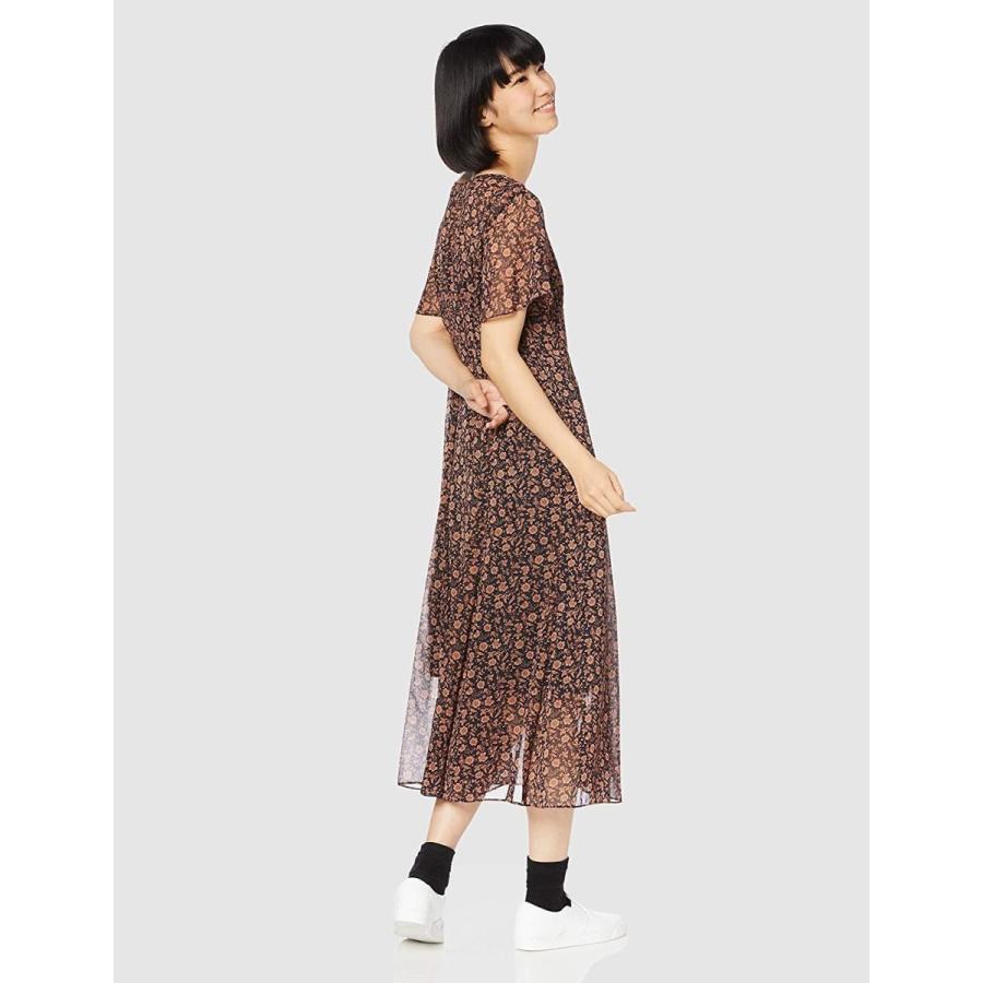 メーカー包装済 ナチュラルビューティーベーシック ワンピース フラワープリント マーメイドワンピース レディース ネイビーベース 日本 S 日本サイズ 偉大な Www Simon Page Com