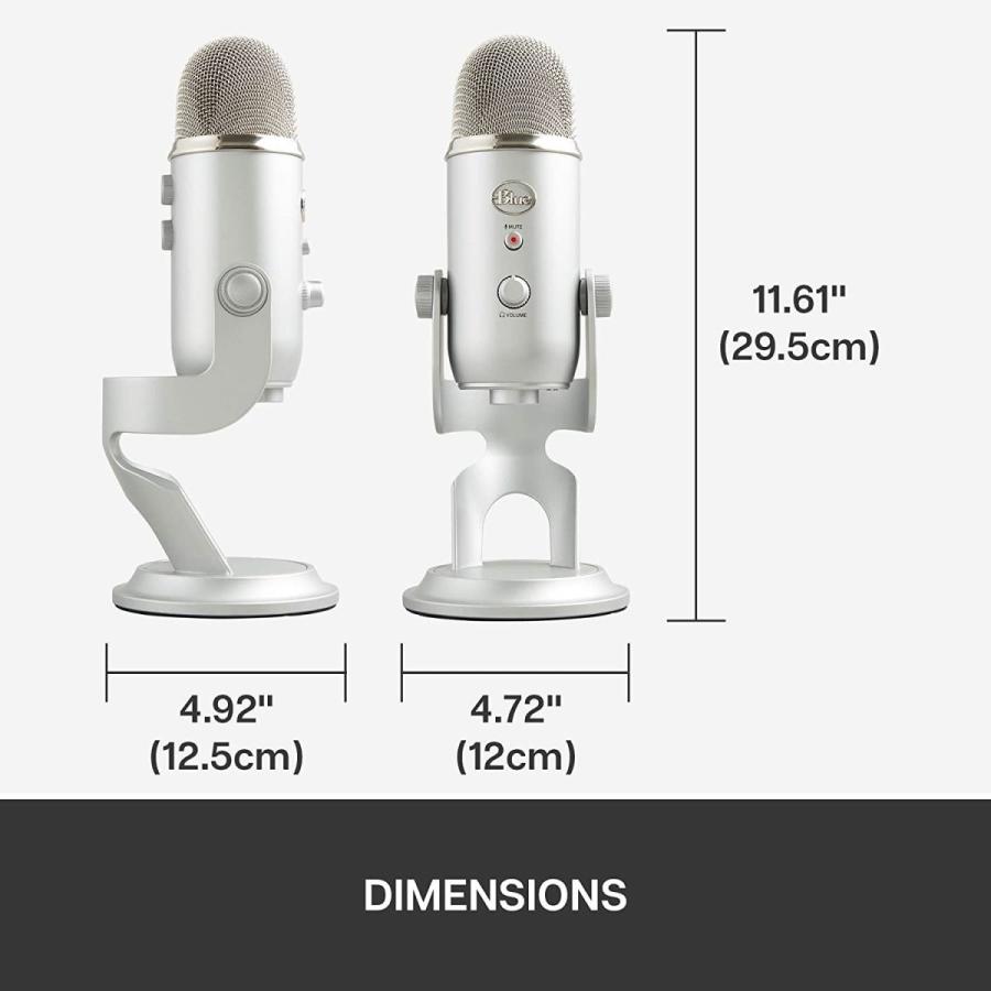 Blue Microphones Yeti - Silver USBマイク シルバー 原価 www