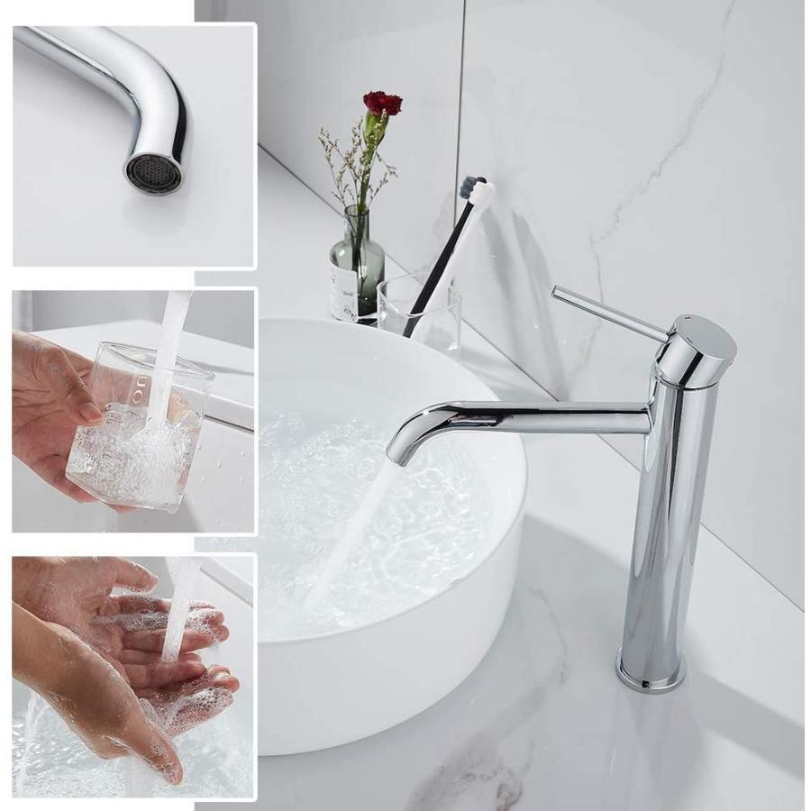 全日本送料無料 Maynosi 洗面用水栓 洗面台蛇口 シングルレバー 混合水栓 浴室混合栓 手洗いボウル用 高さ2mm 高台の洗面器に適しています シ 魅力的な Www Sei Ba Gov Br