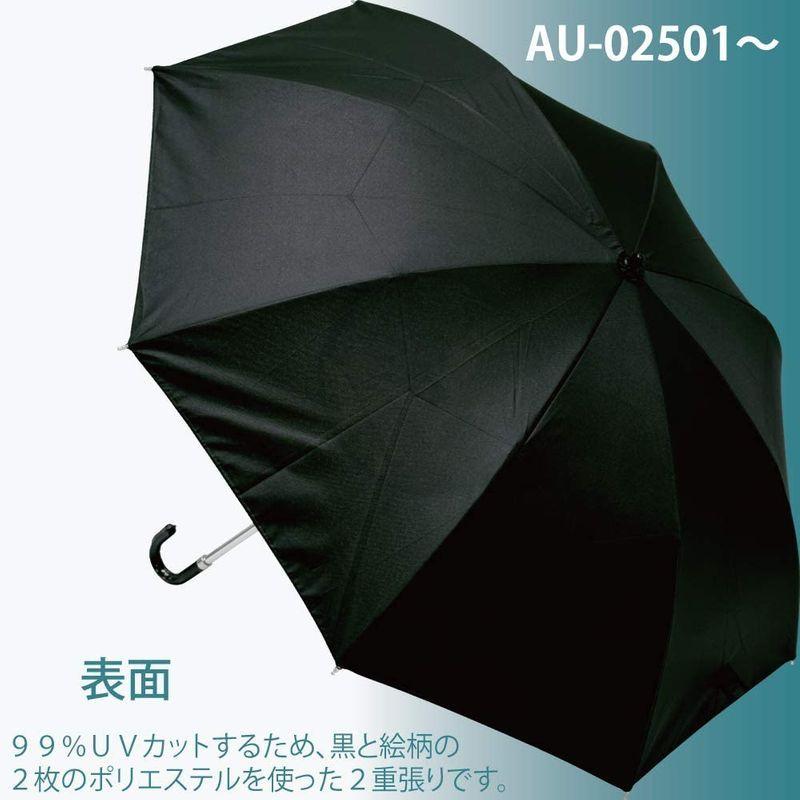 ユーパワー 名画折りたたみ傘(晴雨兼用) クリムト「フラワーガーデン」 AU-02506 広げた時のサイズ:直径85×長さ73cm、親骨の長｜wmuya86046｜02