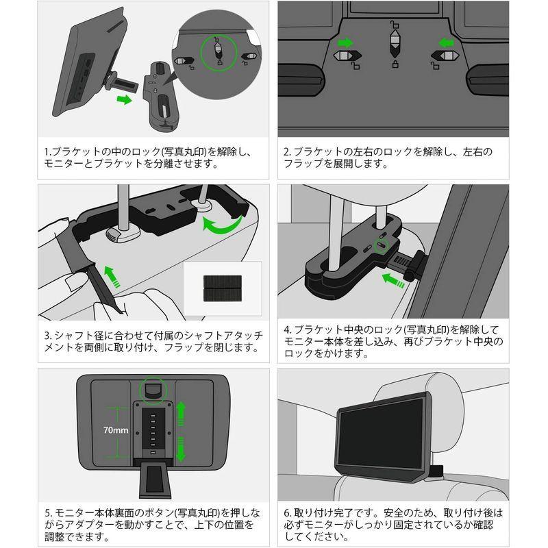 超激安 Dvdモニター 車載 後部座席モニター Eonon ヘッドレストモニター 11 6インチ A Dvdプレーヤー スロットイン式 Ips大画面 ブルーレイ Dvdレコーダー