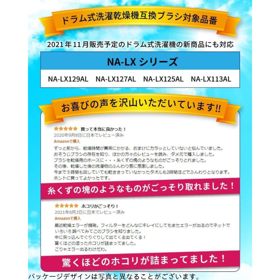 おそうじブラシ AXW22R-9DA0 互換品 お掃除ブラシ ドラム式洗濯機 NA-VXシリーズ NA-LXシリーズ用 AXW22R  :gys01186442:k.k store 福岡本店 - 通販 - Yahoo!ショッピング