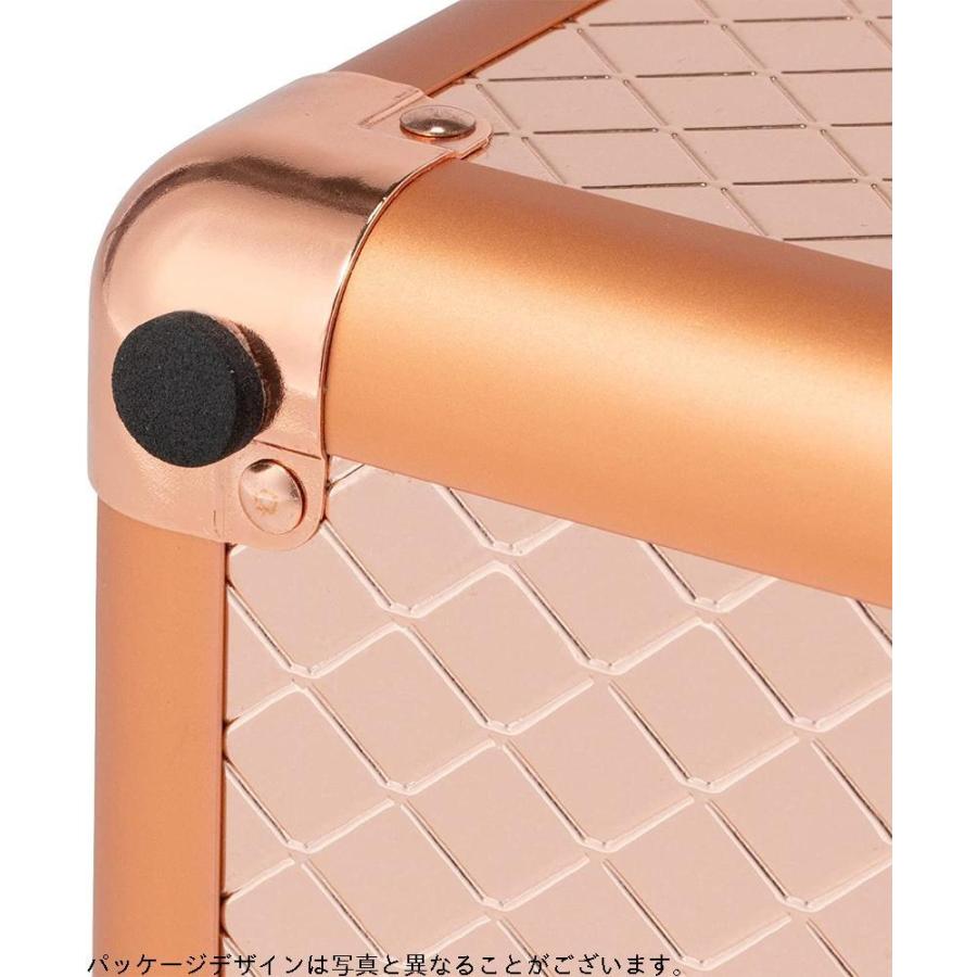 名作 Francfranc フランフラン 公式 ヴァリーズ ハリウッドボックス Sサイズ コッパーメイクボックス 鏡付き Ledライト 化粧箱 コスメ収納 自動点灯センサー付き Cienciadigitaleditorial Com