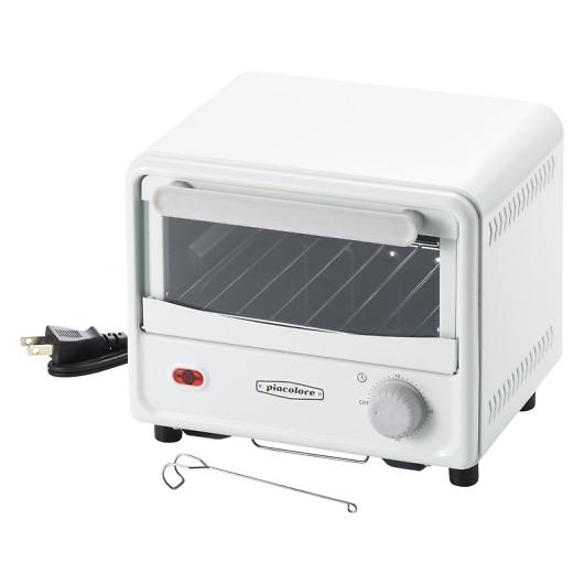 ピアコローレ ミニオーブントースター ホワイト PCL-40W/R : 通信販売