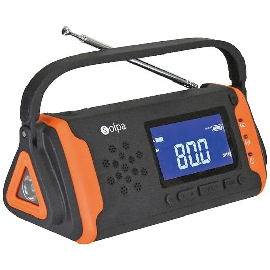 ソルパ 手回し/ソーラー蓄電ラジオ チャージオ・ラムダ SL-091 : 通信