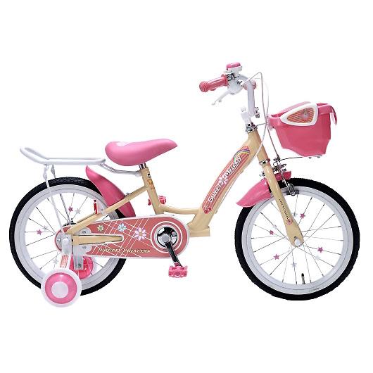マイパラス(My pallas) MD-12-AP アプリコット 子供用自転車16・補助輪付 MYPALLAS My Pallas マイパラス MD-12-AP 16インチ 補助輪付 子供用