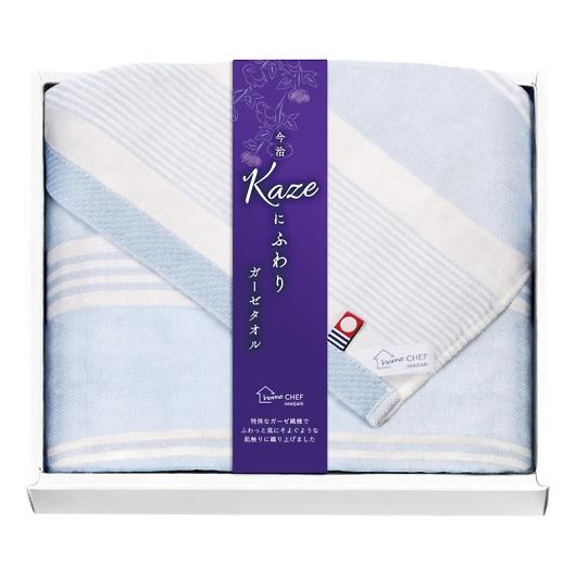 今治 Kaze にふわり バスタオル ブルー KCN20300-GY/BL : 通信販売