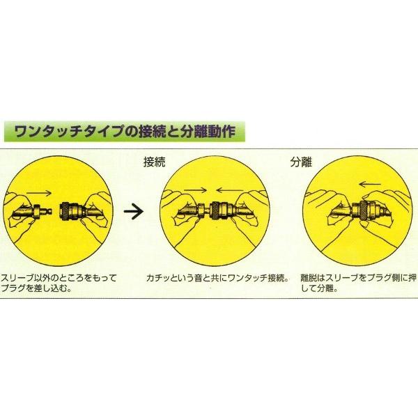 小池酸素工業 アポロコック プラグ 酸素用 AP-1 (φ6) ワンタッチ接続｜wno｜03