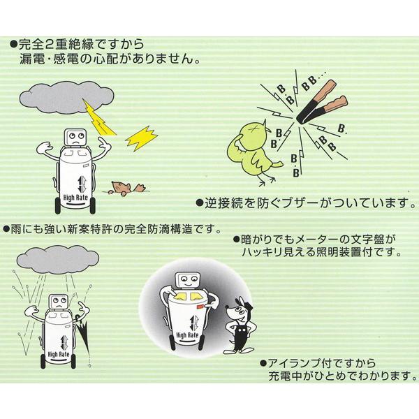 デンゲン 小型急速充電器 HR-MAX40 エンジン始動重点型 : ワールド