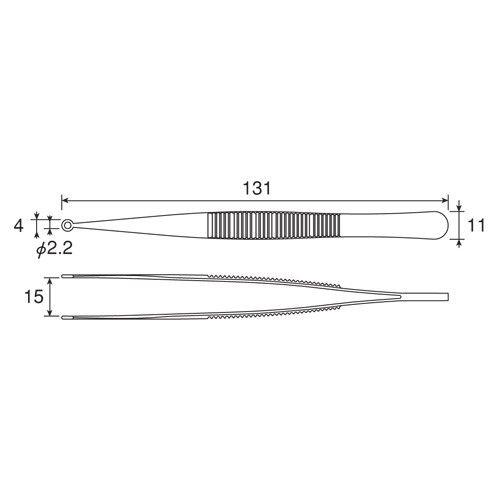 ホーザン （HOZAN） リング型 ピンセット P-878 : ワールド・ワン