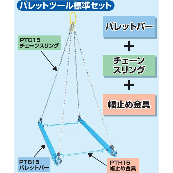 HHH スリーエッチ PTS15S パレット吊り パレットツール 1.5t 標準