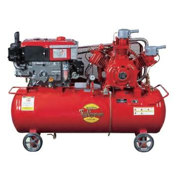 富士コンプレッサー 5.5kW 空冷二段圧縮エンジン搭載形コンプレッサ(単