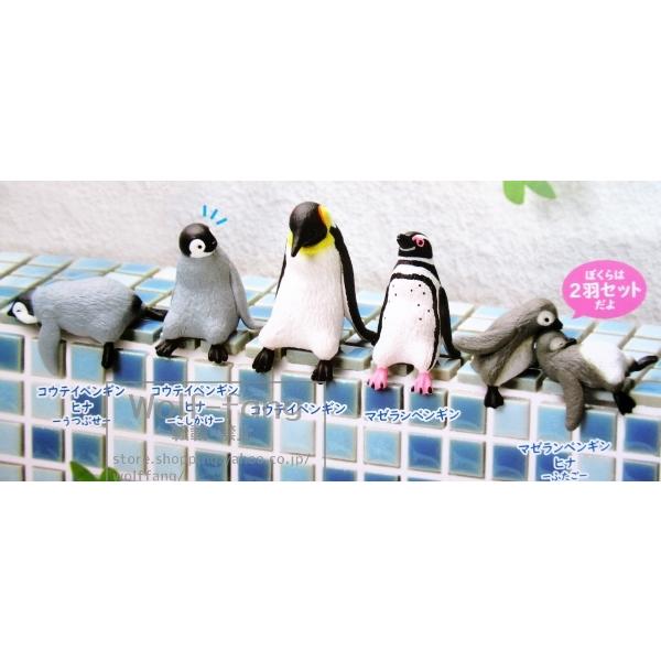 ふちやすみ ペンギン 全5種 （定形外発送可 一配送累計 2セット分まで