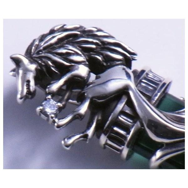 ウルフマン ウルフマンbrs WOLFMAN B.R.S [ペンダントトップ] ウルフクローペンダント/グリーンクォーツの画像