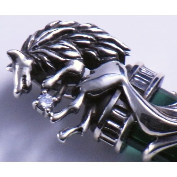 ウルフマン ウルフマンbrs WOLFMAN B.R.S [ペンダントトップ] ウルフクローペンダント/グリーンクォーツの画像