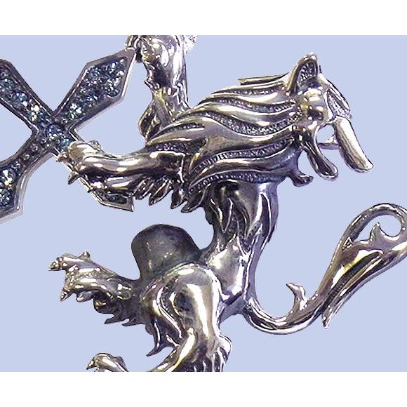 ウルフマン ウルフマンbrs WOLFMAN B.R.S [ペンダントトップ] ブレイブウルフペンダント/ブルー/メンズの画像