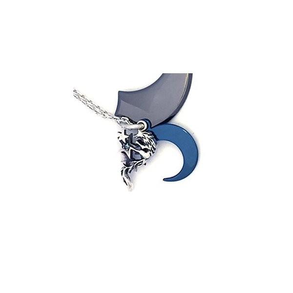 ウルフマン ウルフマンbrs WOLFMAN B.R.S[ ネックレス ]トリプルスターウルフｗ/ムーン×クローチタンペンダントの画像