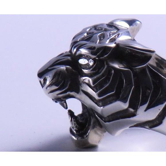 シルバーアクセサリー ウルフマン ウルフマンbrs WOLFMAN B.R.S [指輪][リング] タイガーマンリングｗ/キュービックの画像