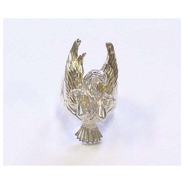 シルバーアクセサリー シルバー925  シルバー リング/指輪 プレイヤーフェザーシングＧ狼 ウルフ ウルフマンbrs WOLFMAN B.R.S ウルフマンブラザーズ wolfmanbrsの画像