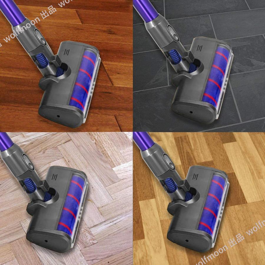 【12％OFF】Dyson ダイソン LEDヘッド Dyson V6、DCシリーズ専用 モーターヘッド 、交換部品 アクセサリー ソフトローラークリーンヘッド（翌日発送）｜wolfmoon｜10